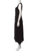 Black Halo Square Neckline Long Dress