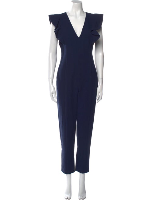 Black Halo V-Neck Jumpsuit