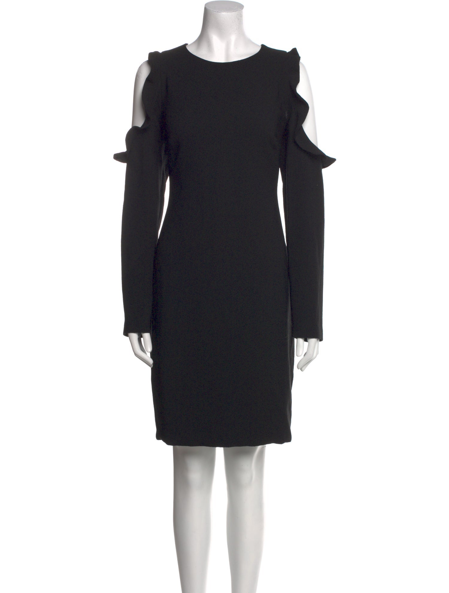 Black Halo Crew Neck Mini Dress