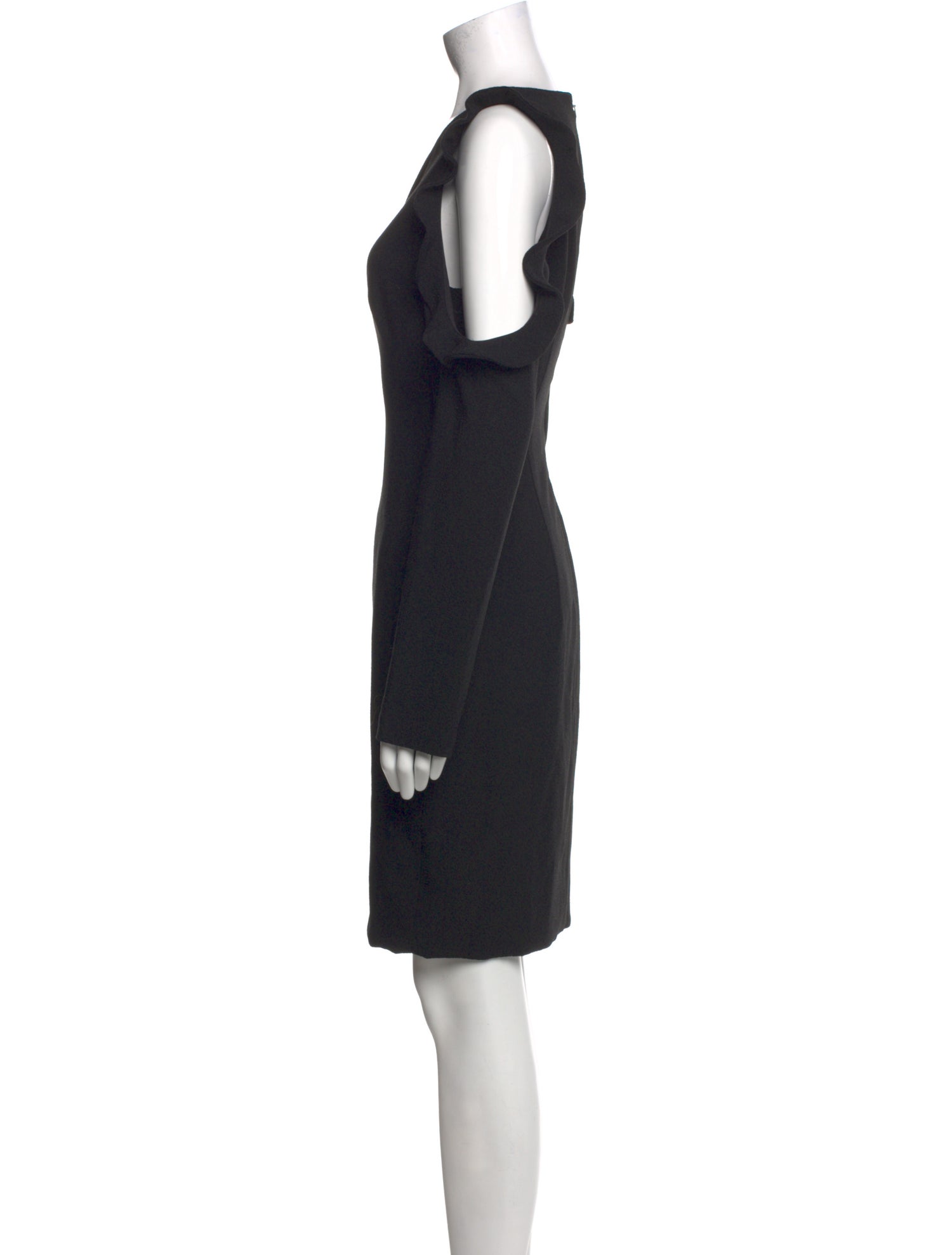 Black Halo Crew Neck Mini Dress