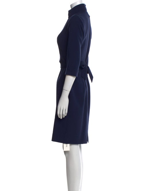 Black Halo V-Neck Knee-Length Dress