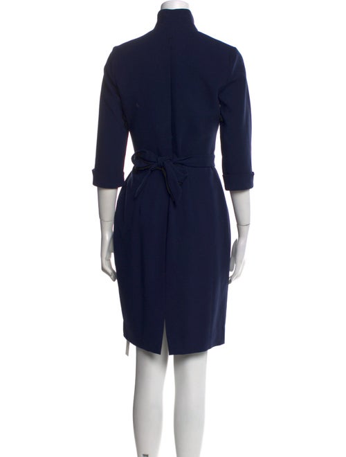 Black Halo V-Neck Knee-Length Dress