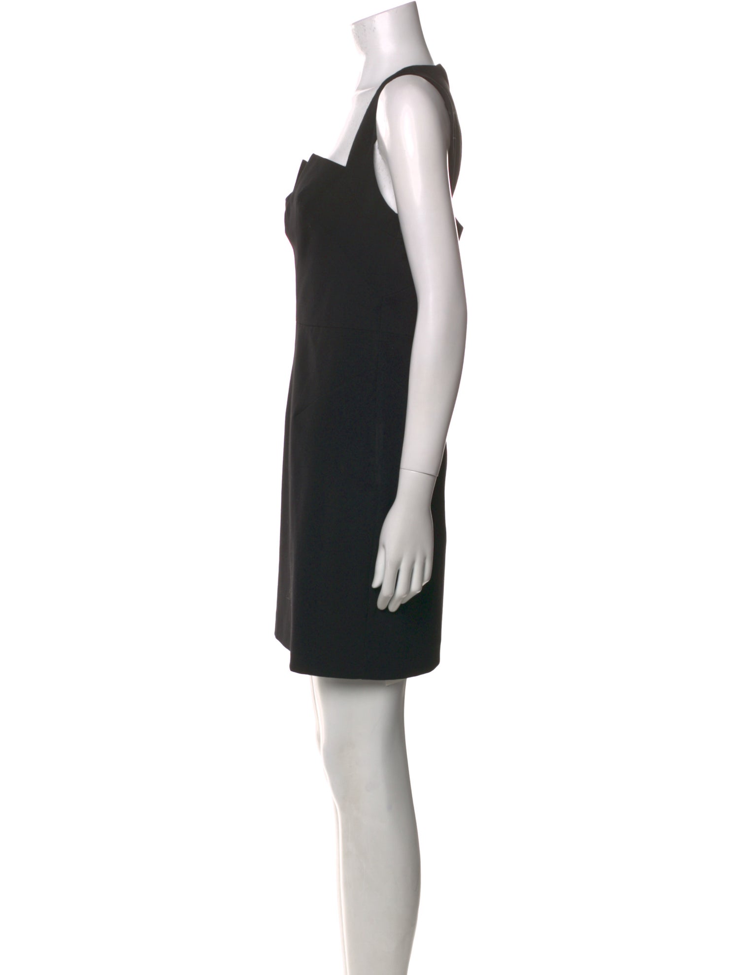 Black Halo Square Neckline Mini Dress
