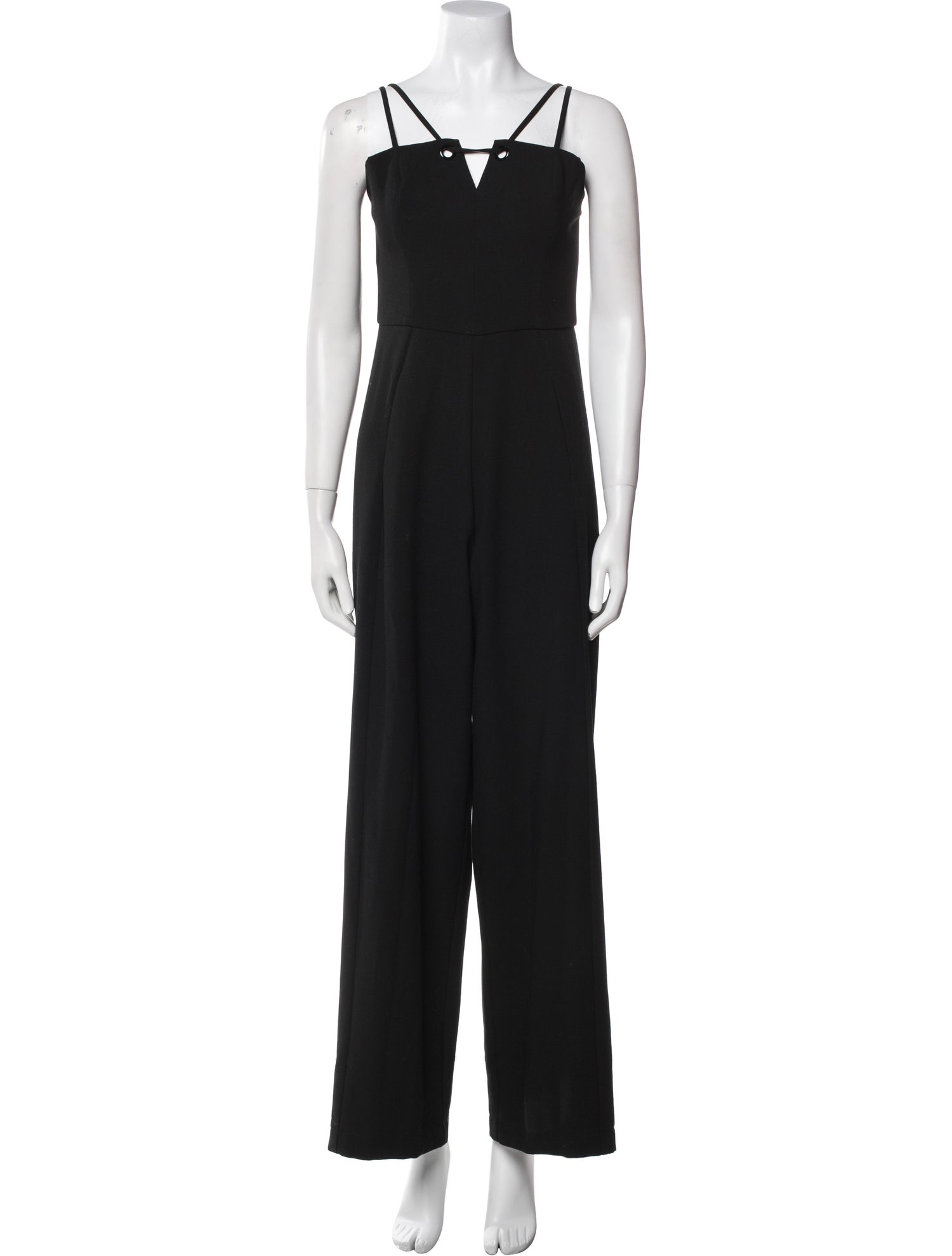 Black Halo V-Neck Jumpsuit