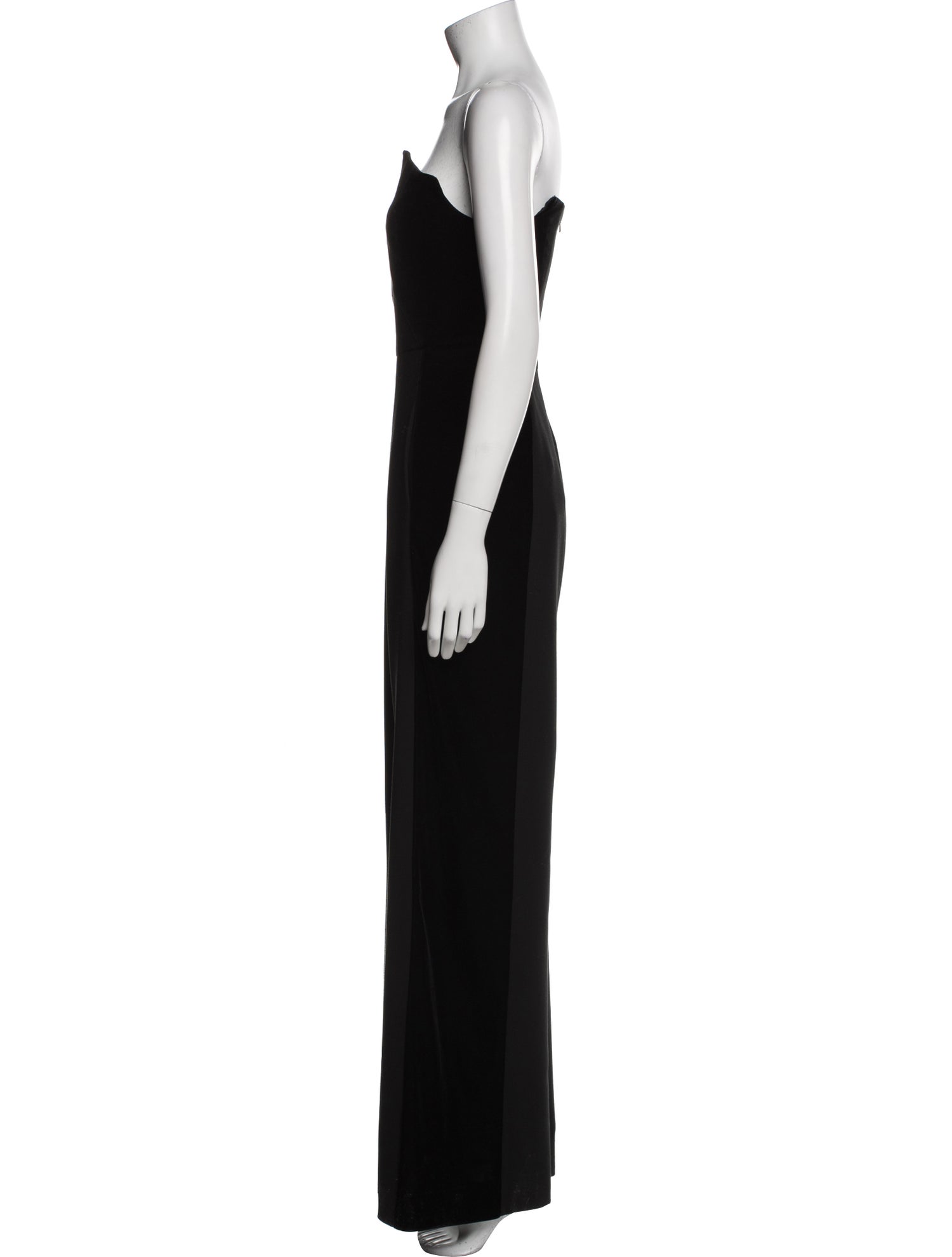 Black Halo Strapless Jumpsuit