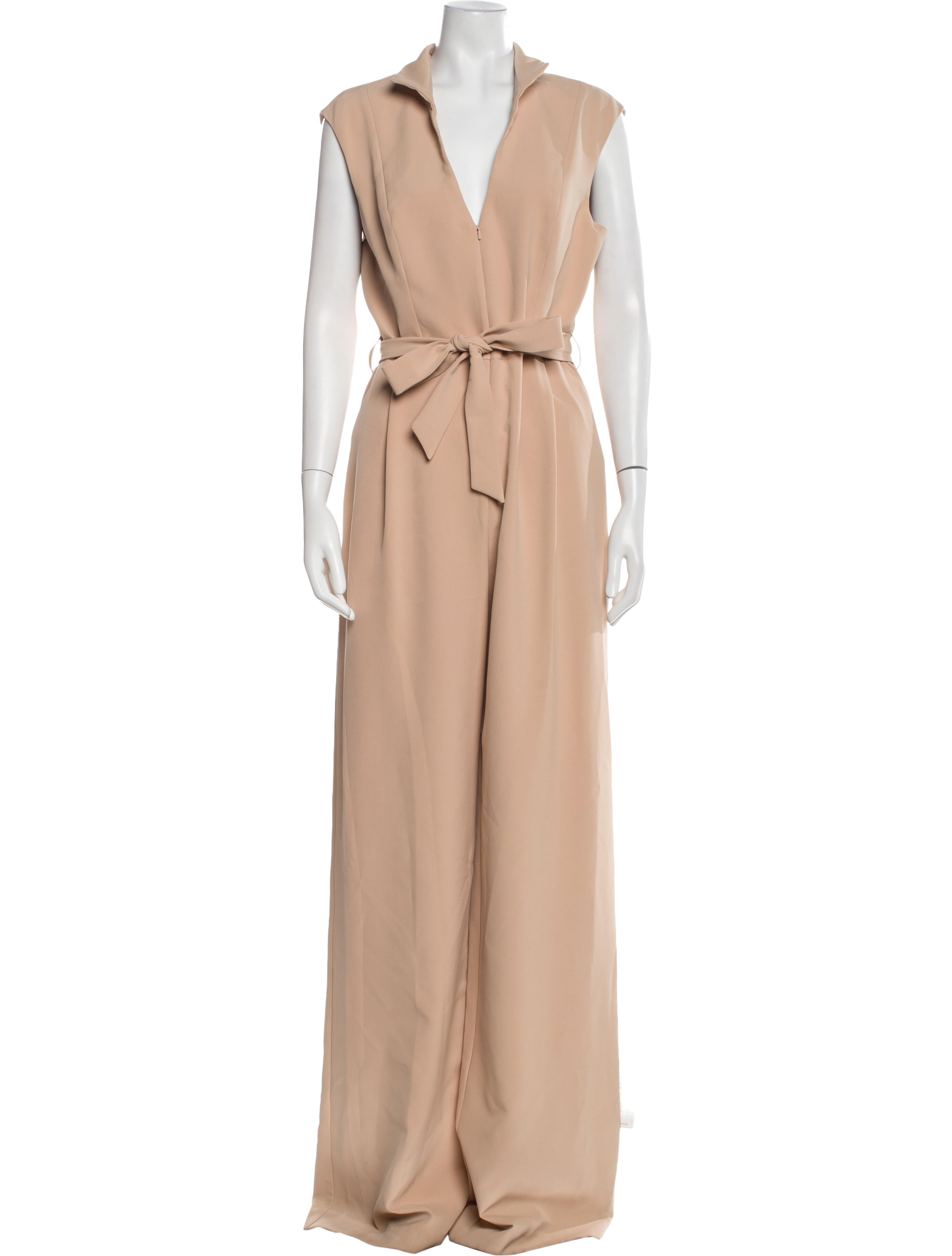 Black Halo V-Neck Jumpsuit