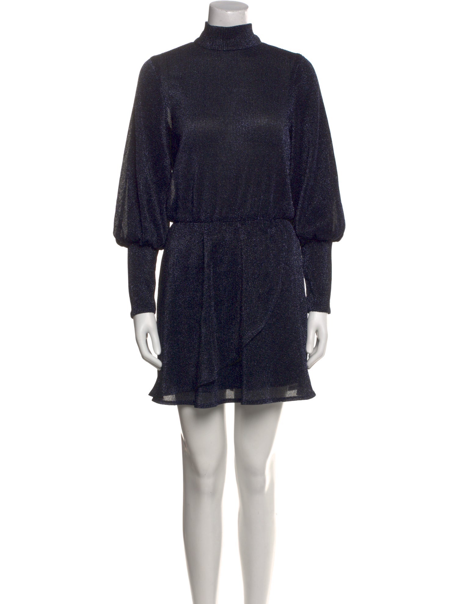 Black Halo Printed Mini Dress