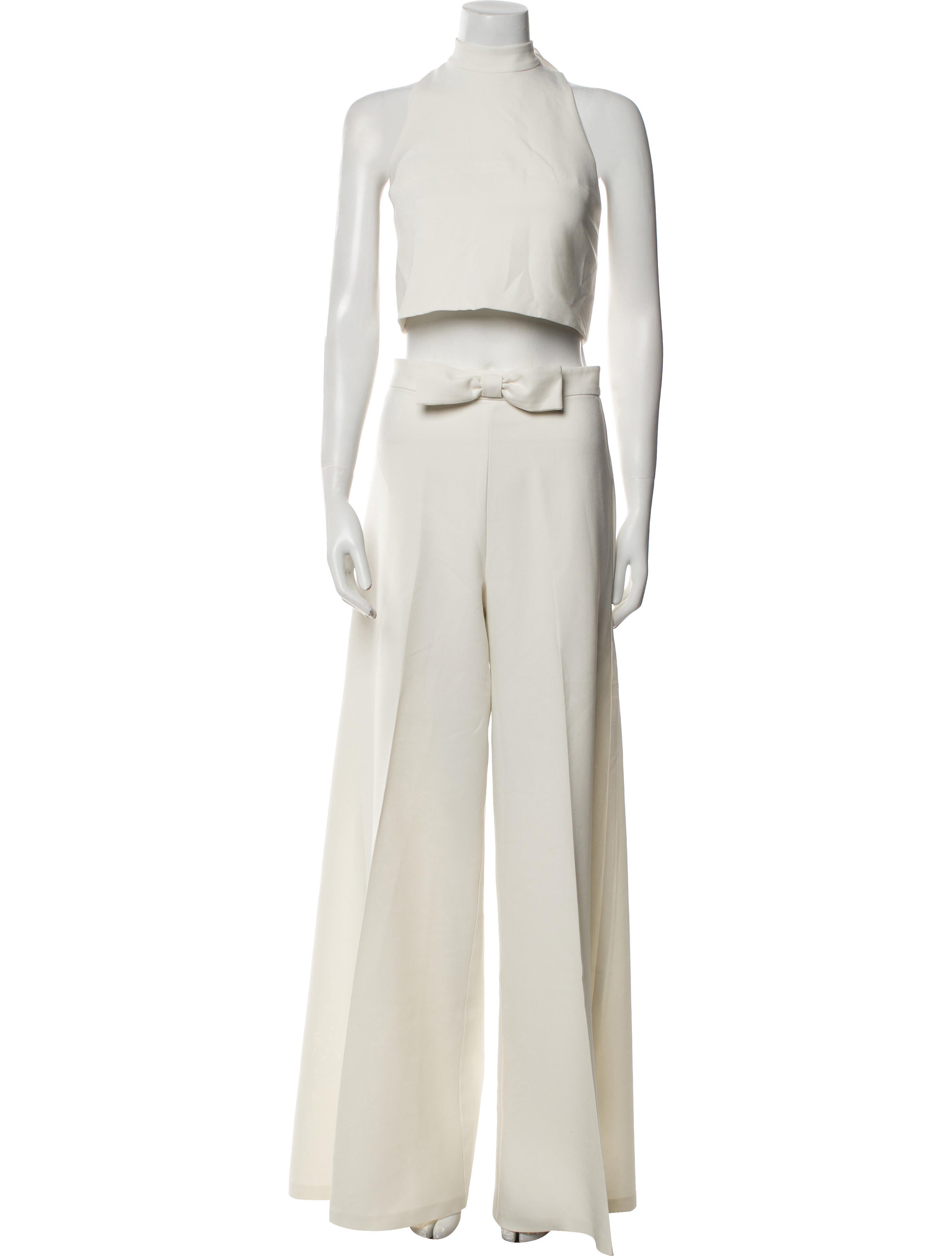 Black Halo Bow Accents Pant Set