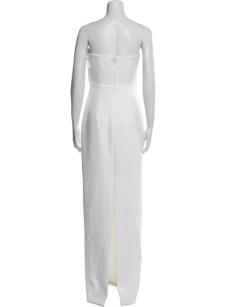 Black Halo One-Shoulder Long Dress