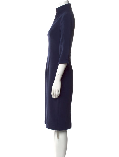 Black Halo V-Neck Midi Length Dress