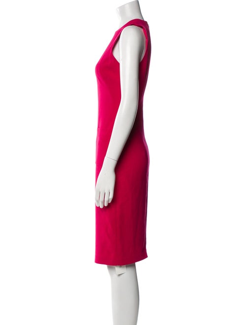 Black Halo Linen Knee-Length Dress