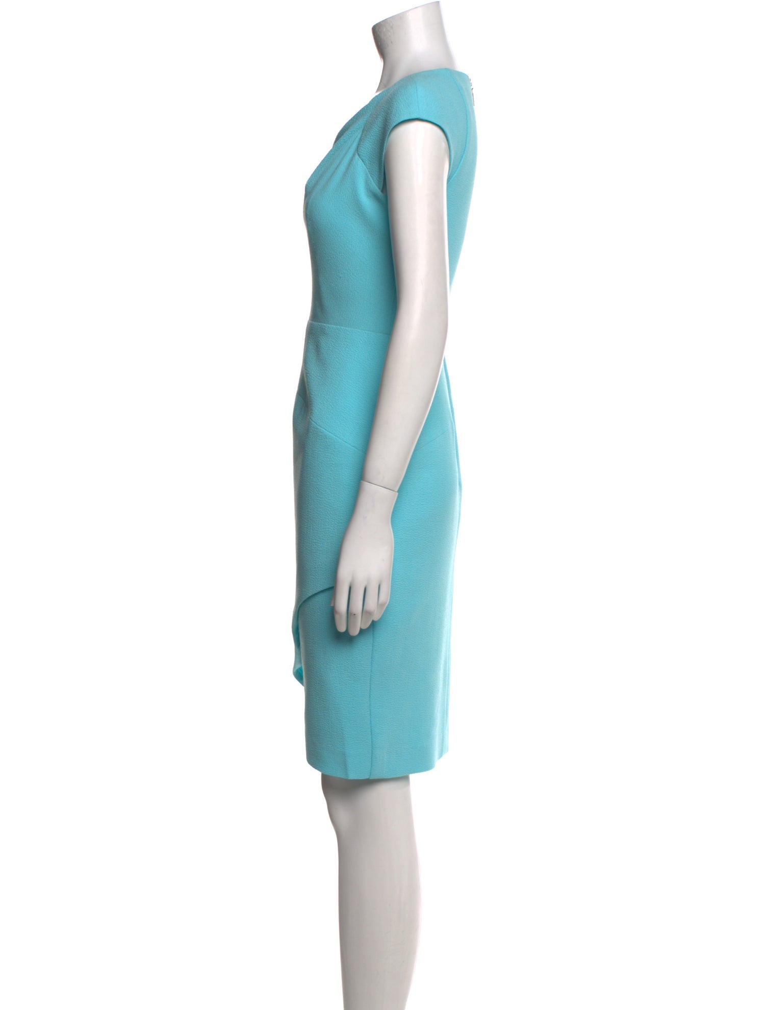 Black Halo Asymmetrical Knee-Length Dress