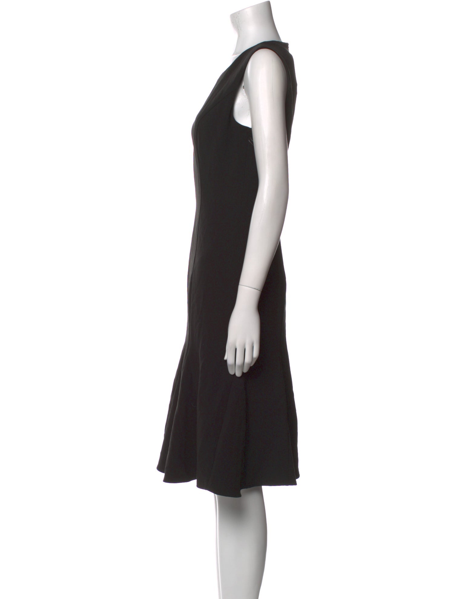 Black Halo Scoop Neck Knee-Length Dress