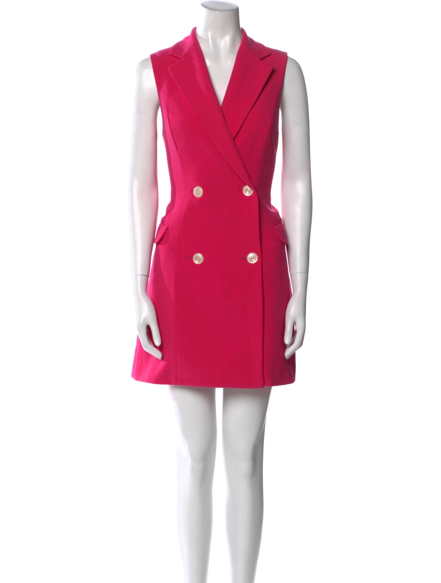 Black Halo V-Neck Mini Dress