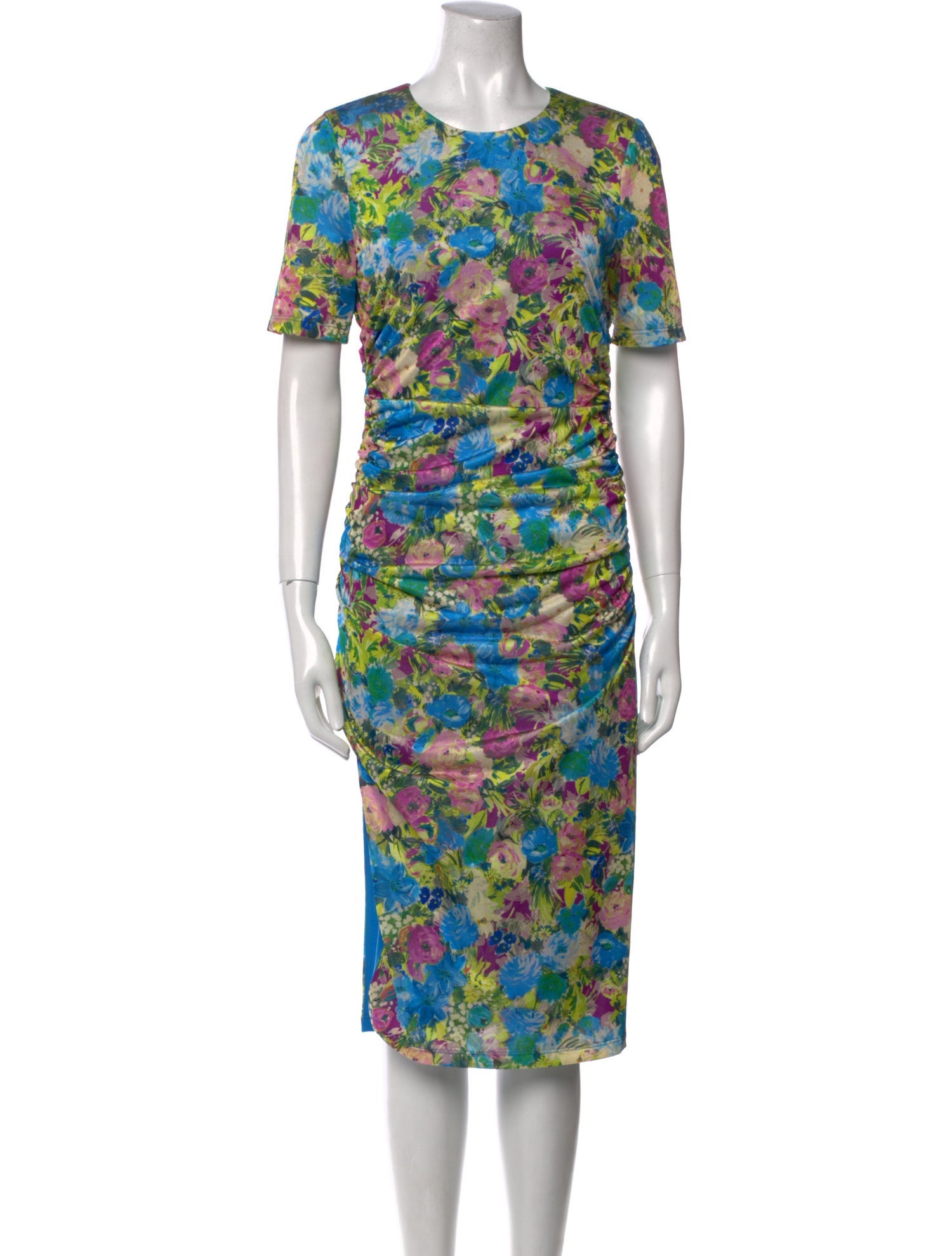 Black Halo Printed Midi Length Dress w/ Tags