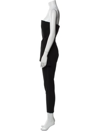 Black Halo Strapless Jumpsuit