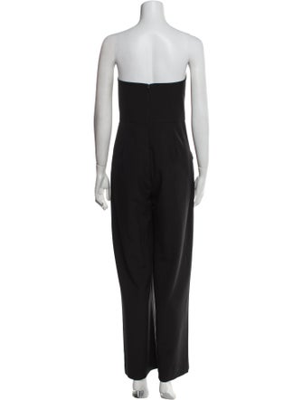 Black Halo Strapless Jumpsuit