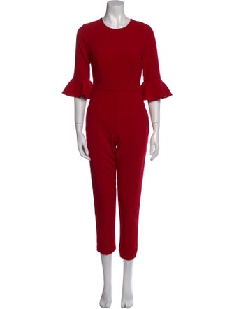 Black Halo Crew Neck Jumpsuit