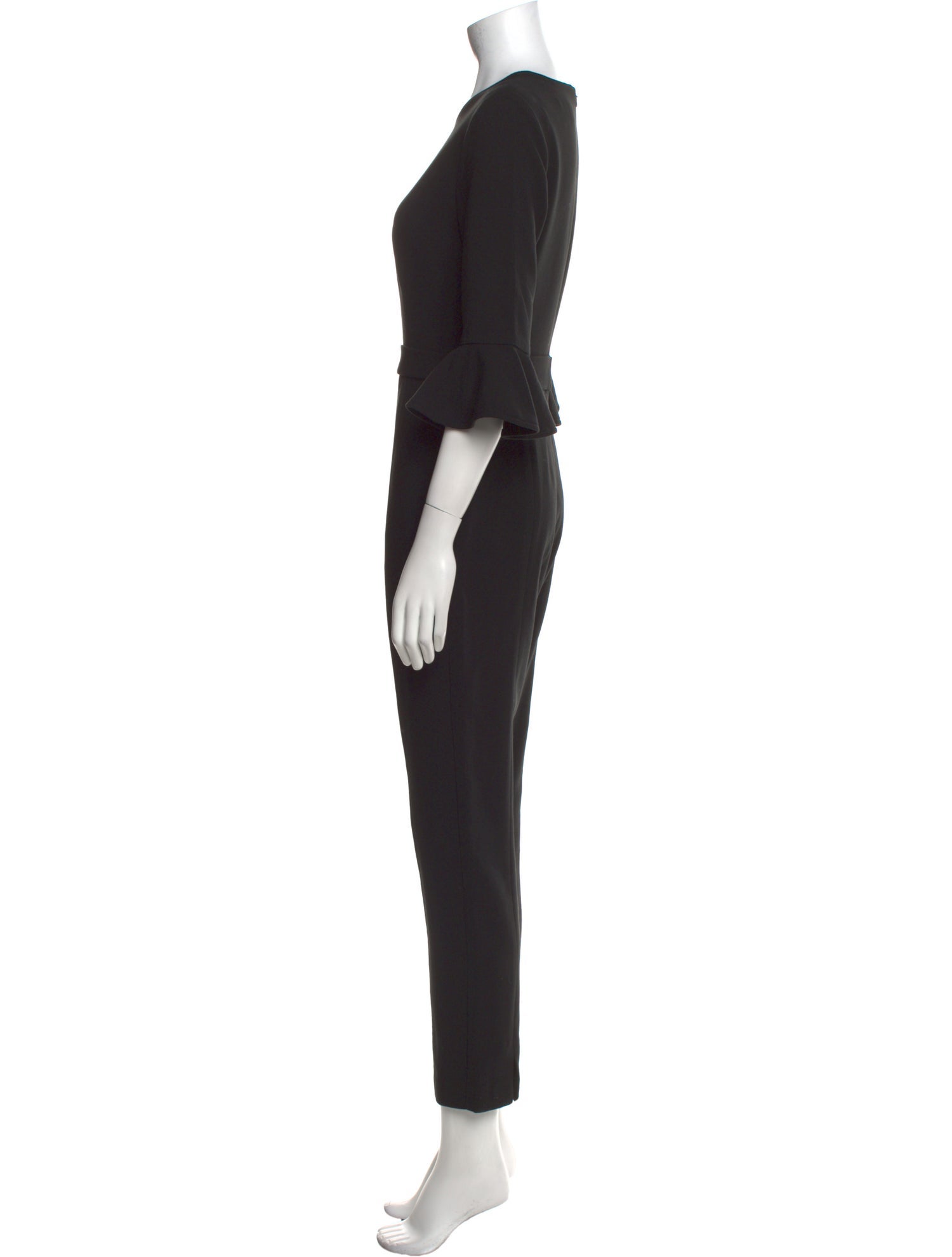 Black Halo Crew Neck Jumpsuit