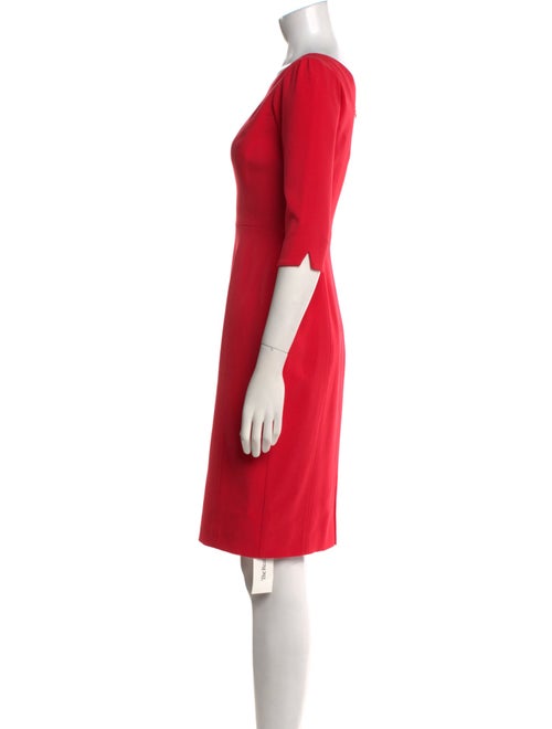 Black Halo V-Neck Knee-Length Dress