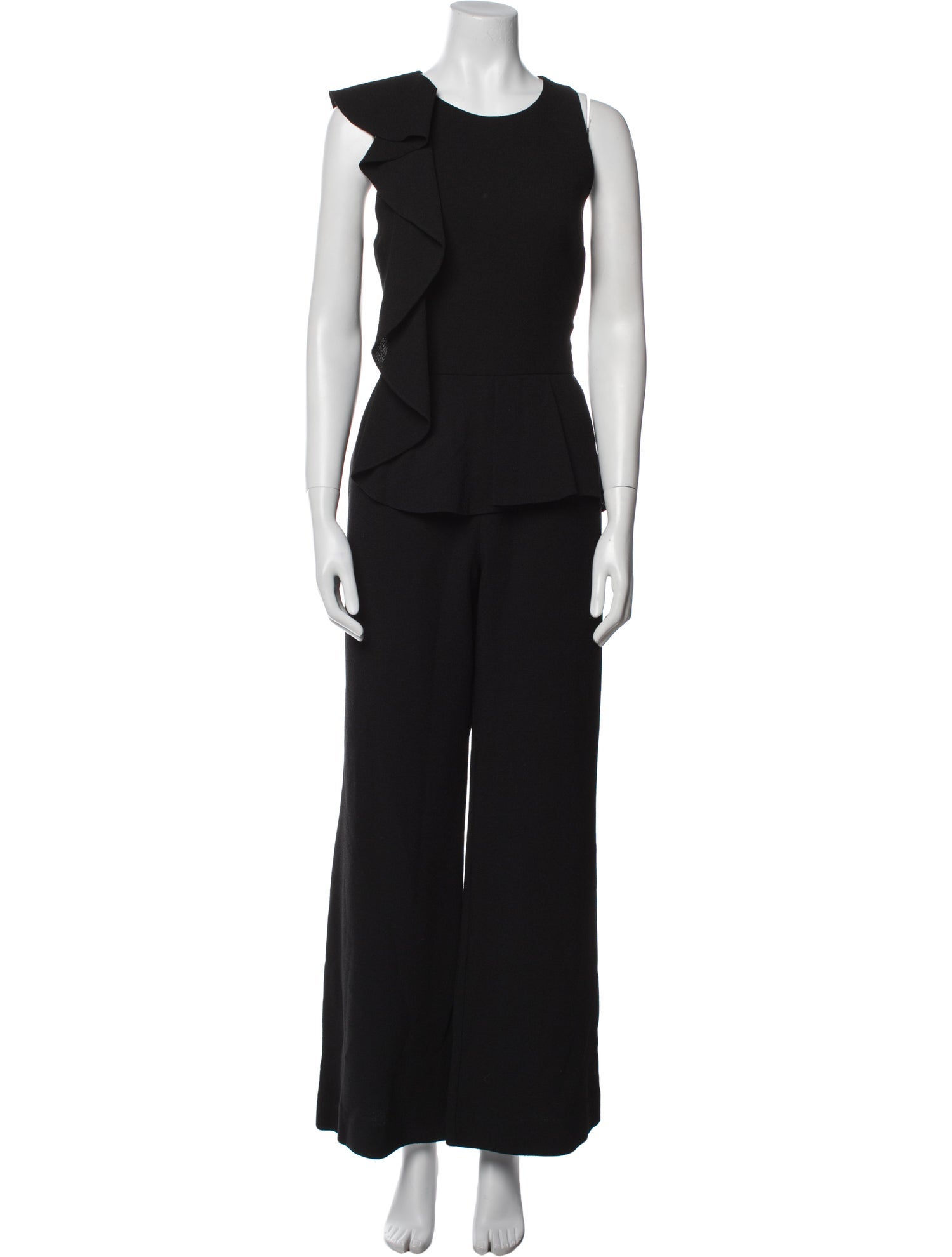 Black Halo Crew Neck Jumpsuit