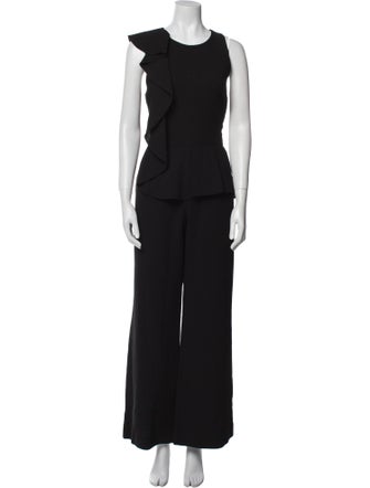 Black Halo Crew Neck Jumpsuit