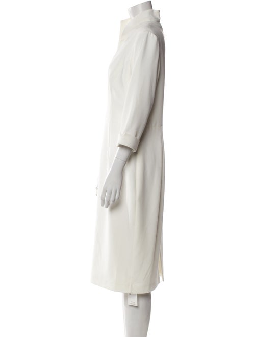 Black Halo V-Neck Midi Length Dress