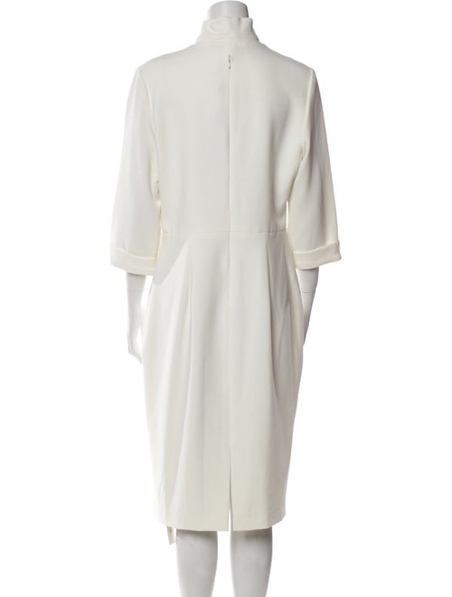 Black Halo V-Neck Midi Length Dress