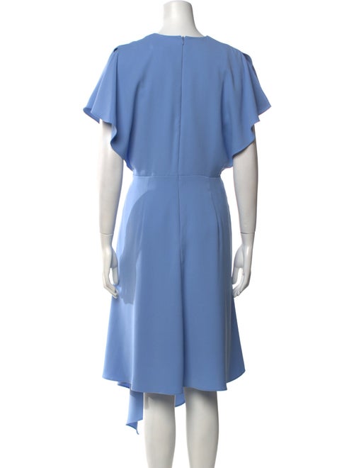 Black Halo V-Neck Midi Length Dress