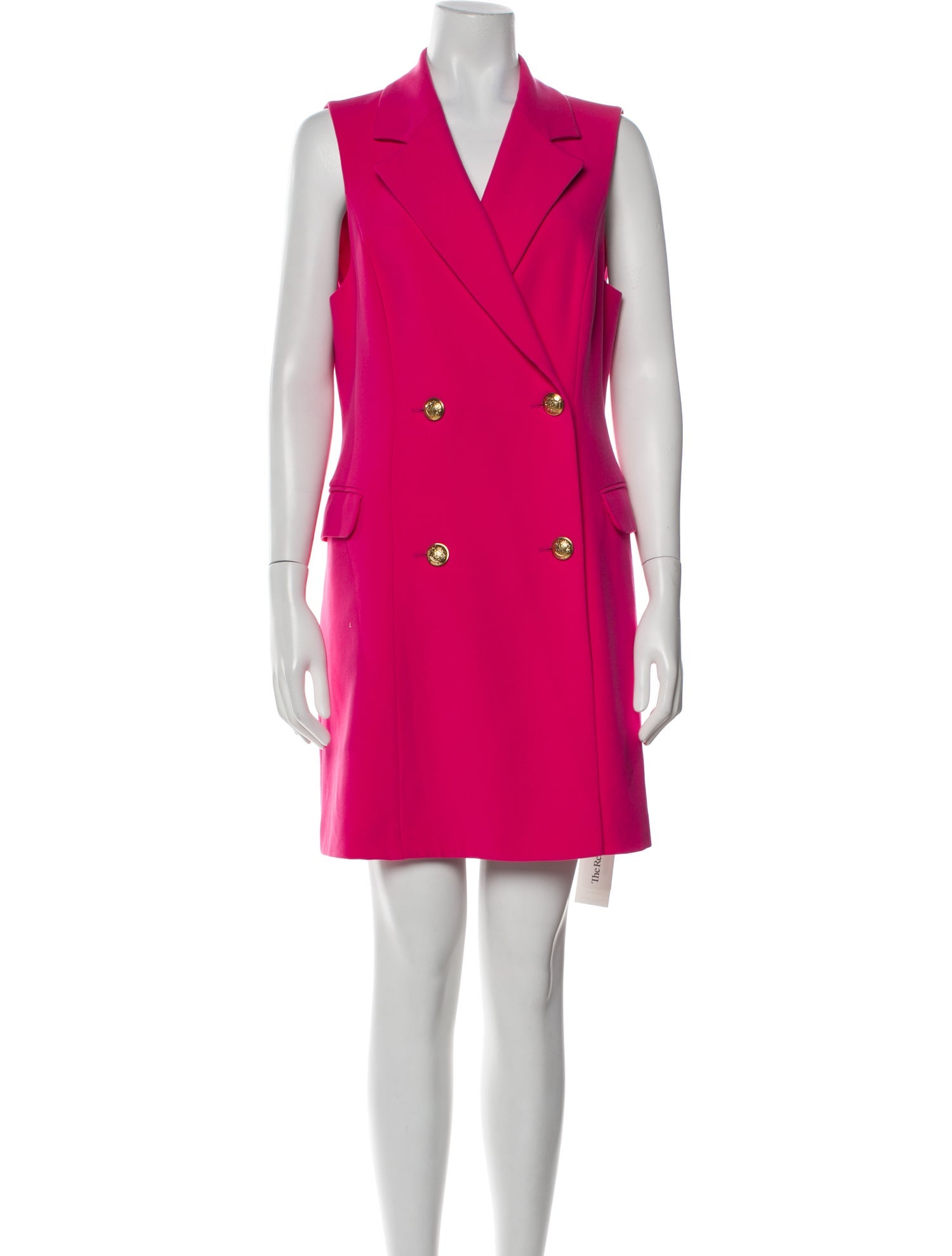 Black Halo V-Neck Mini Dress