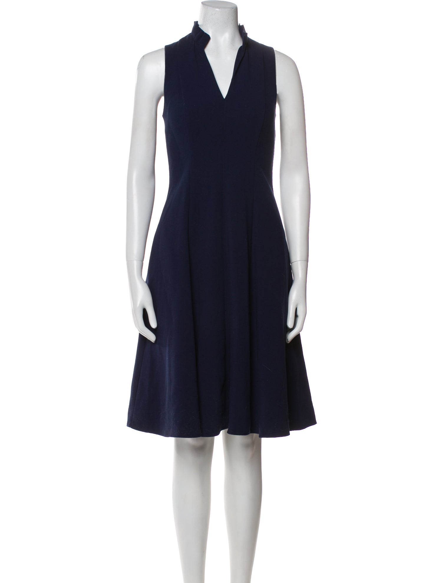 Black Halo V-Neck Midi Length Dress w/ Tags