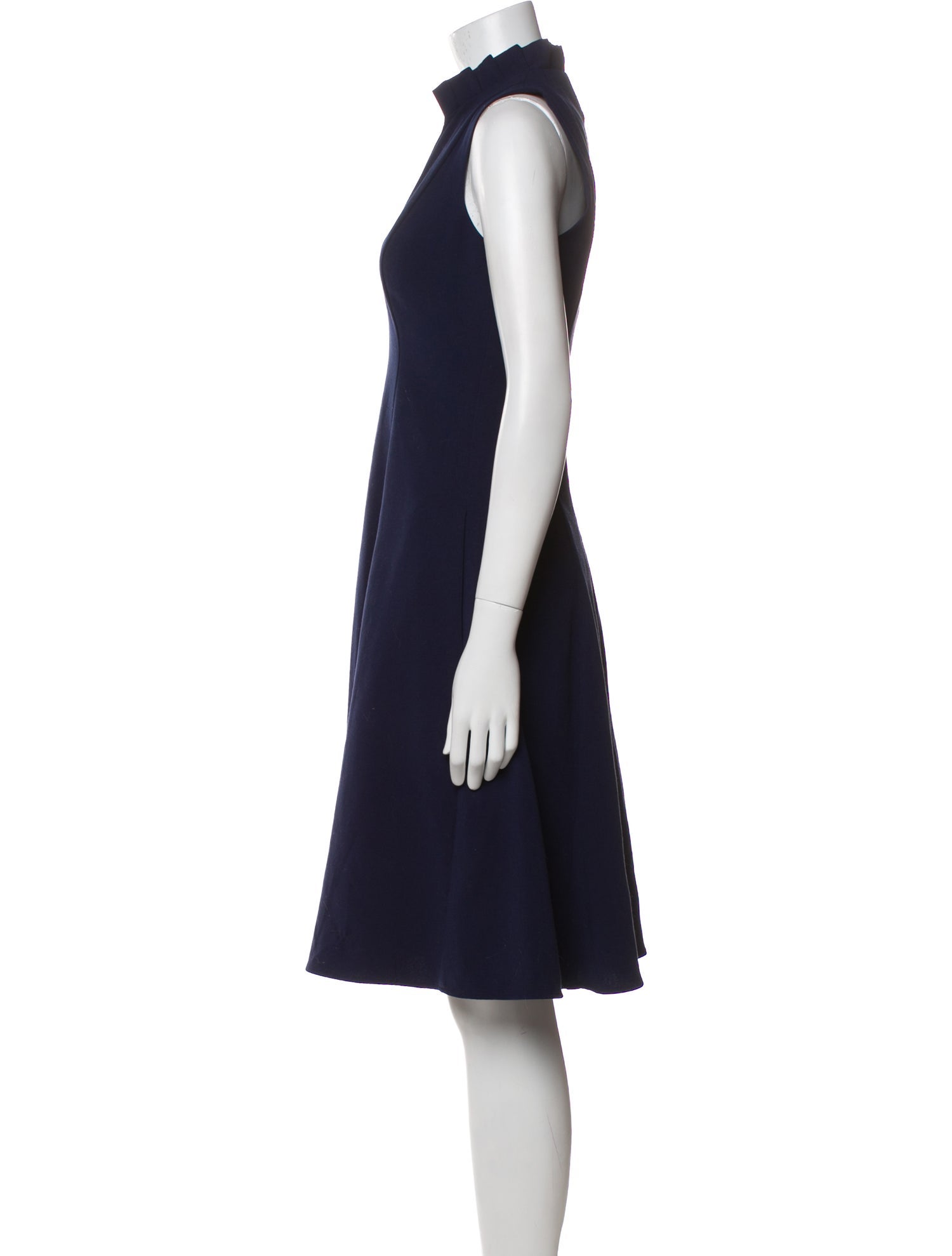 Black Halo V-Neck Midi Length Dress w/ Tags