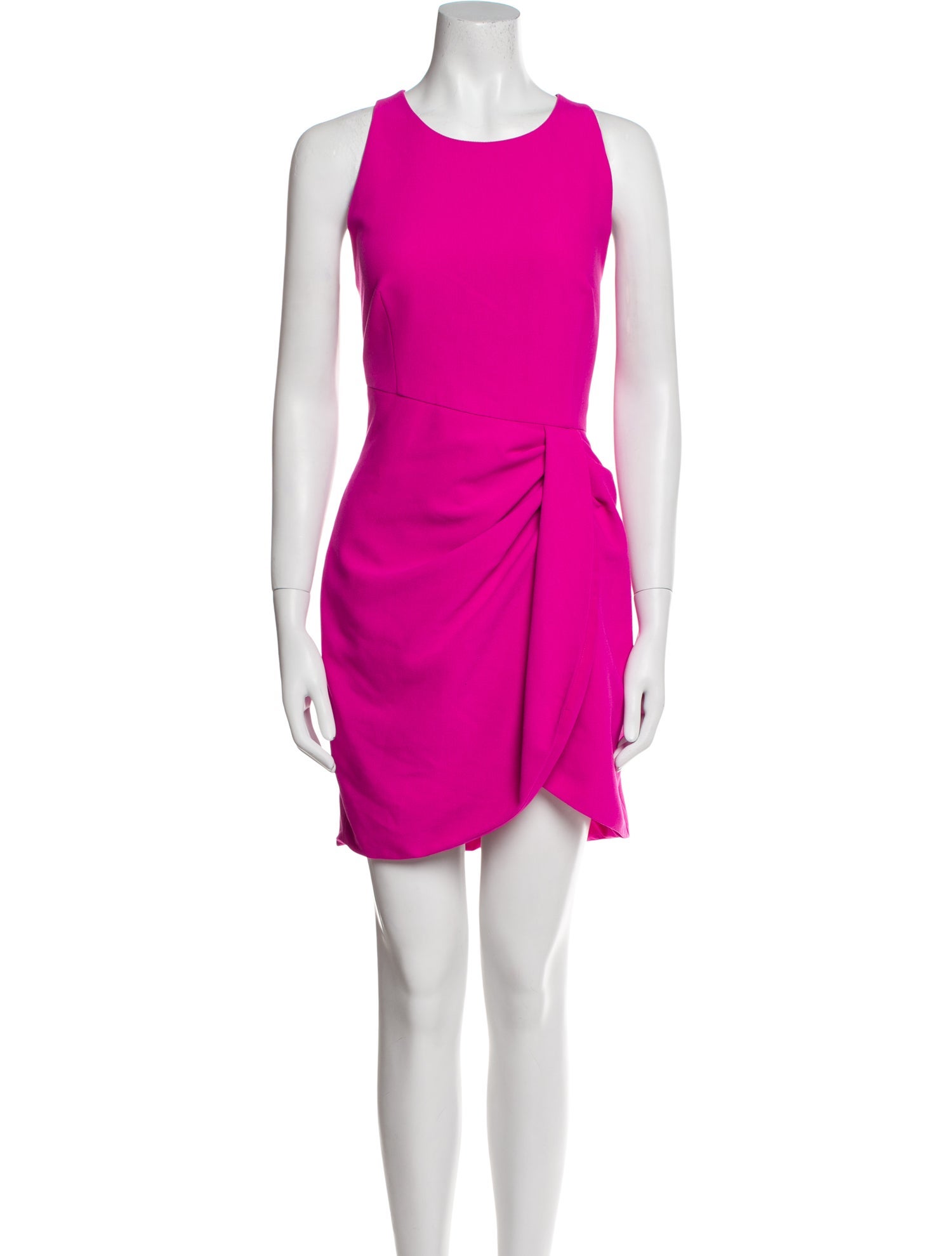 Black Halo Crew Neck Mini Dress