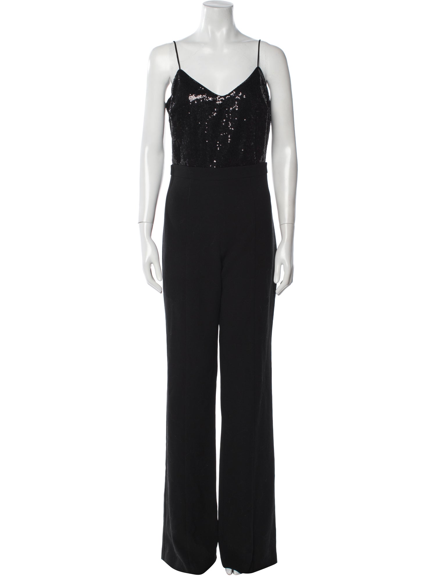 Black Halo V-Neck Jumpsuit