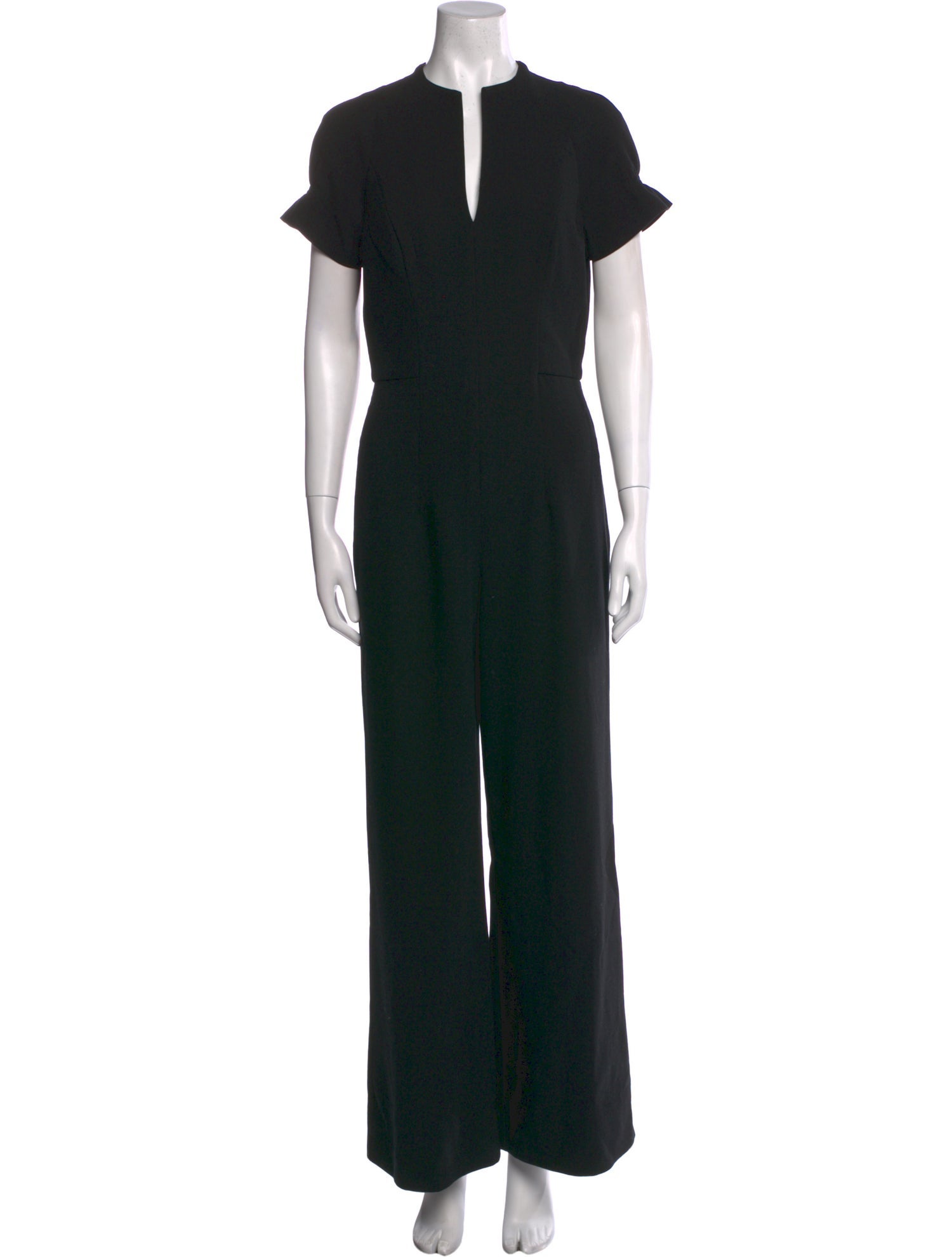 Black Halo V-Neck Jumpsuit