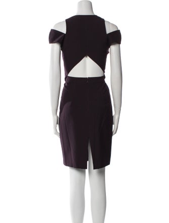 Black Halo Nylon Knee-Length Dress