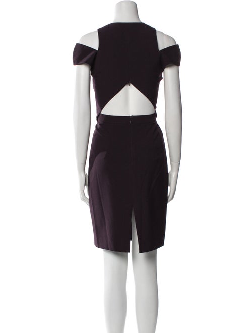 Black Halo Nylon Knee-Length Dress