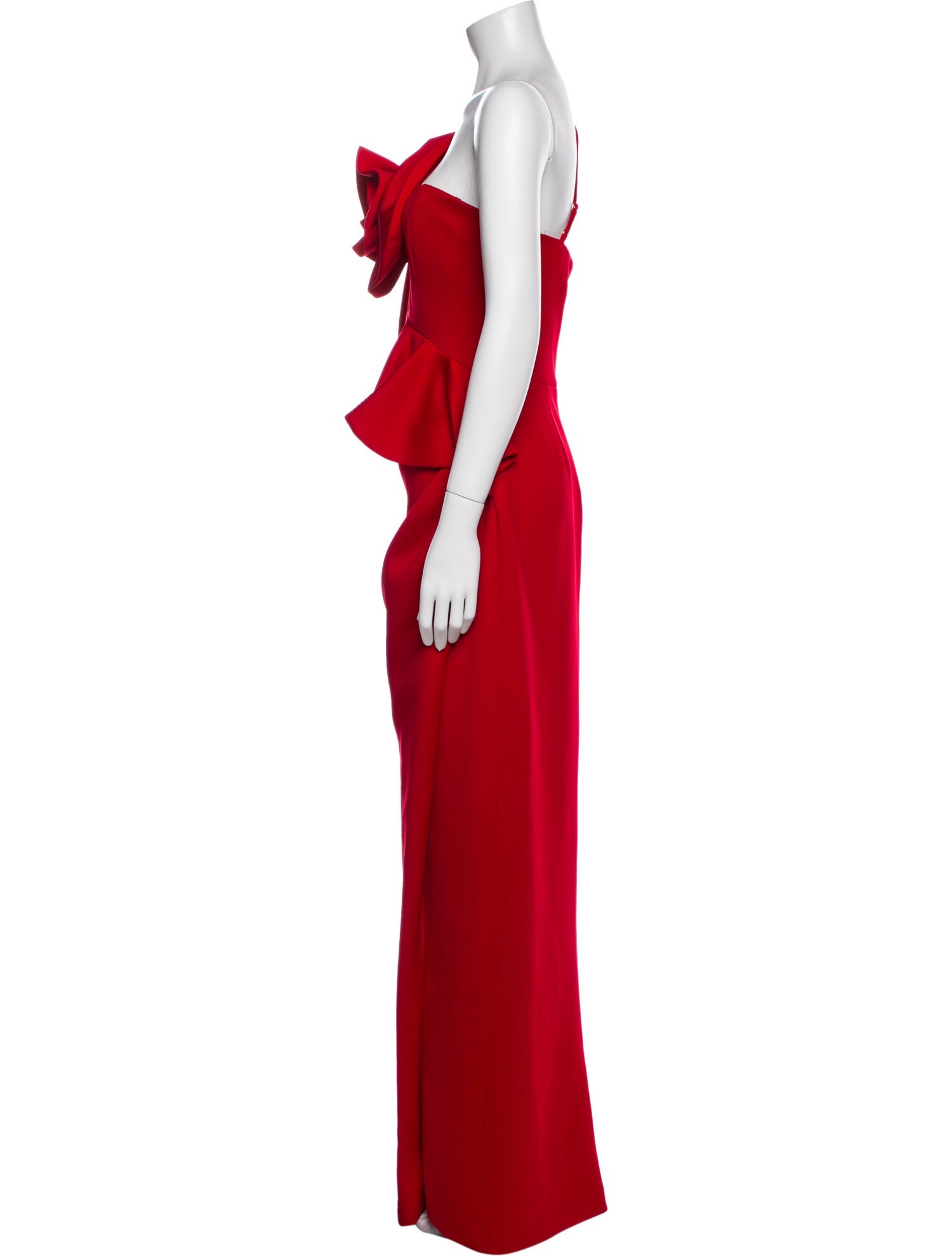 Black Halo One-Shoulder Long Dress w/ Tags