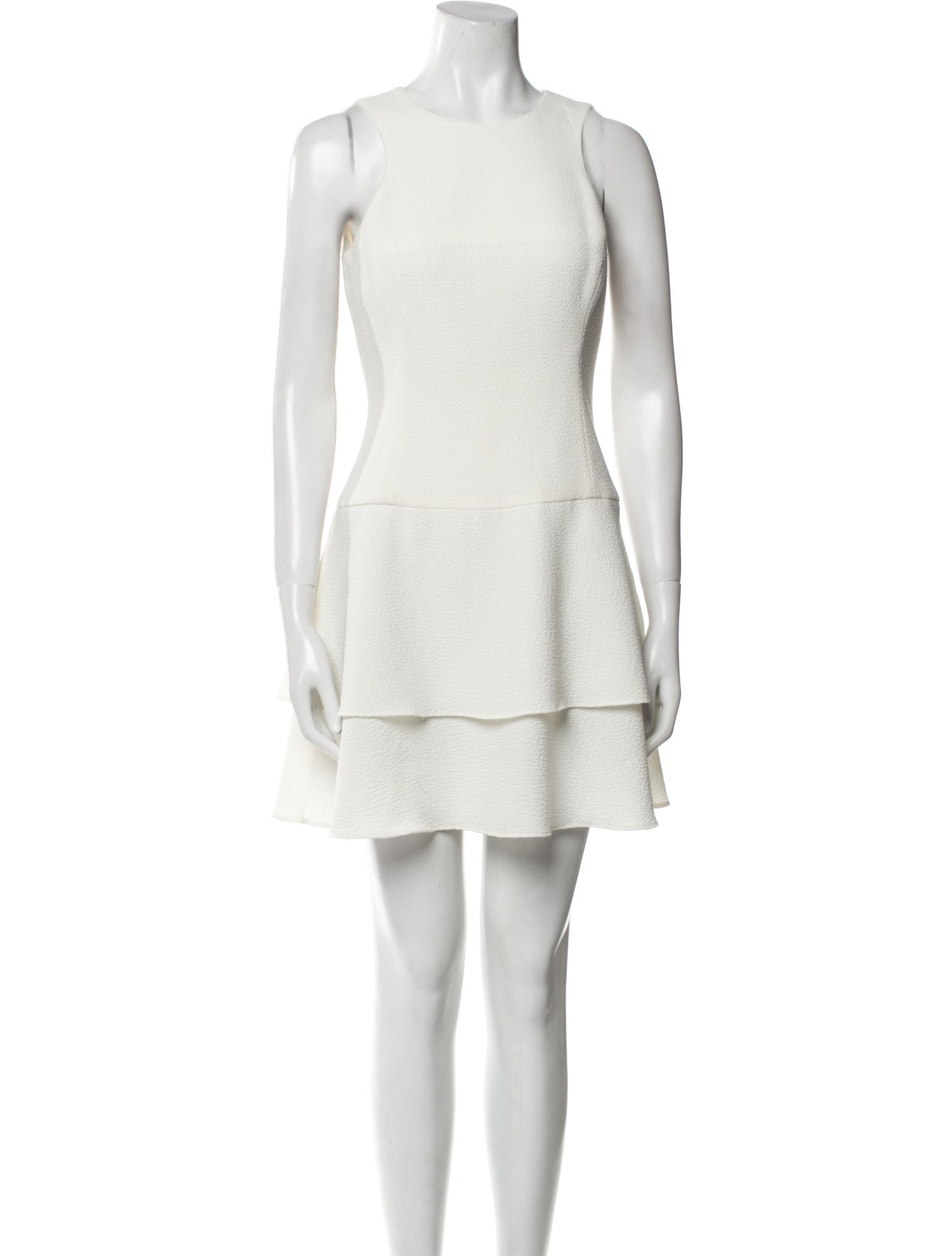 Black Halo Crew Neck Mini Dress