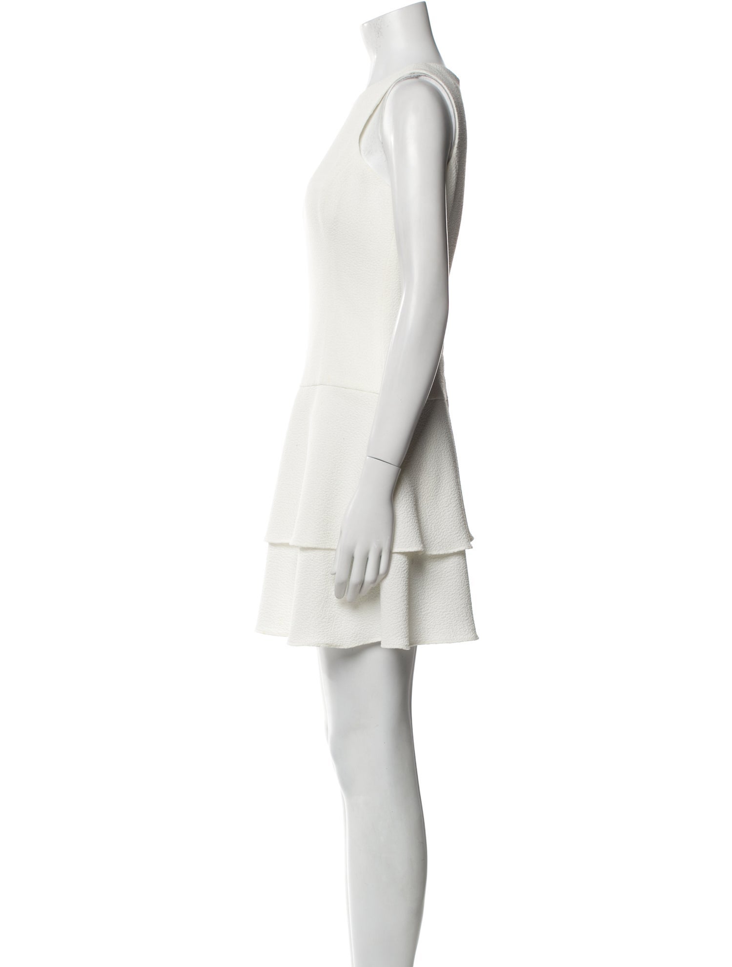 Black Halo Crew Neck Mini Dress