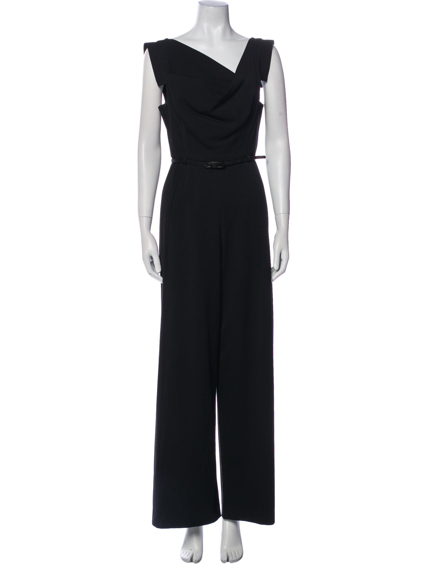 Black Halo Asymmetrical Jumpsuit