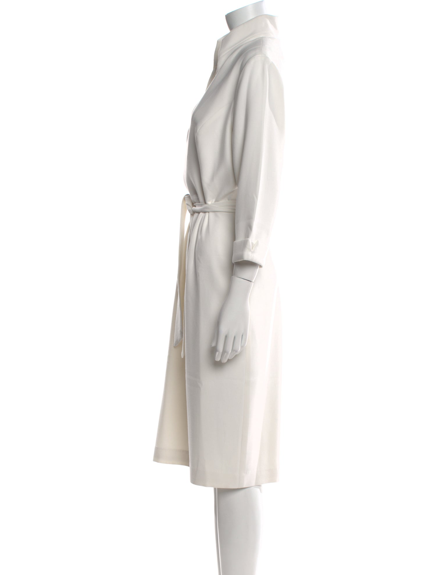 Black Halo V-Neck Midi Length Dress