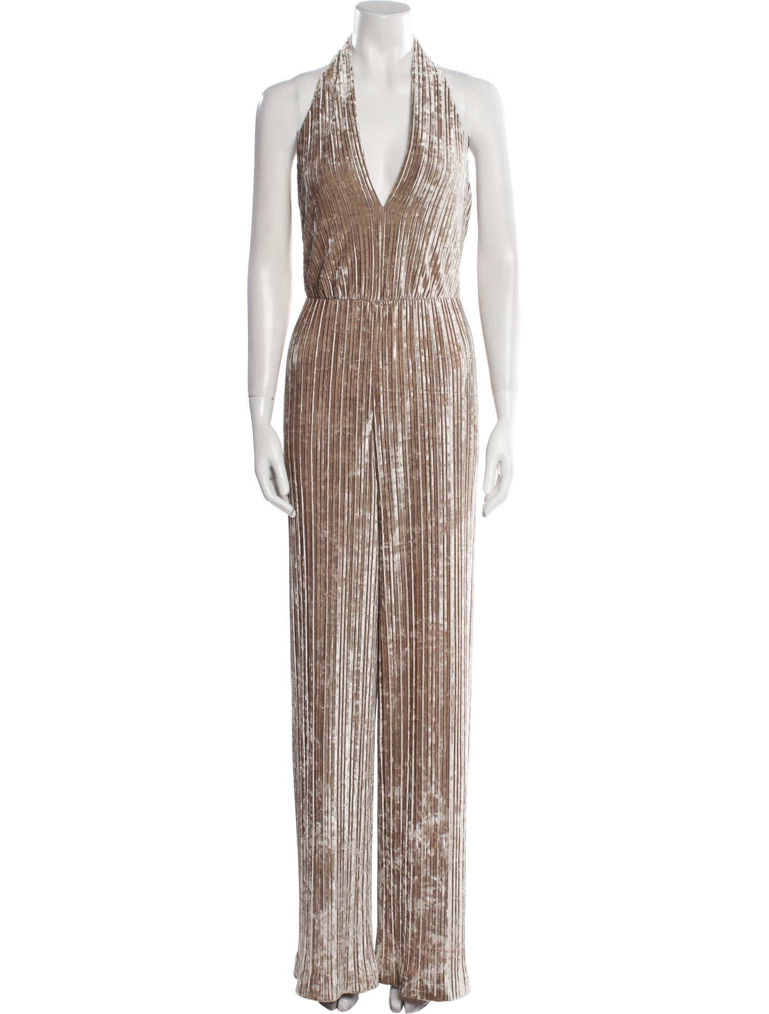 Black Halo V-Neck Jumpsuit