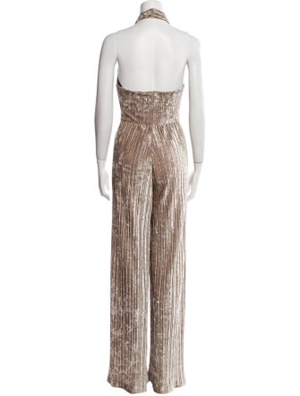 Black Halo V-Neck Jumpsuit