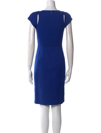 Black Halo V-Neck Knee-Length Dress