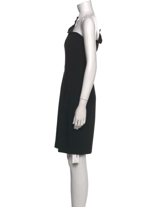 Black Halo One-Shoulder Knee-Length Dress