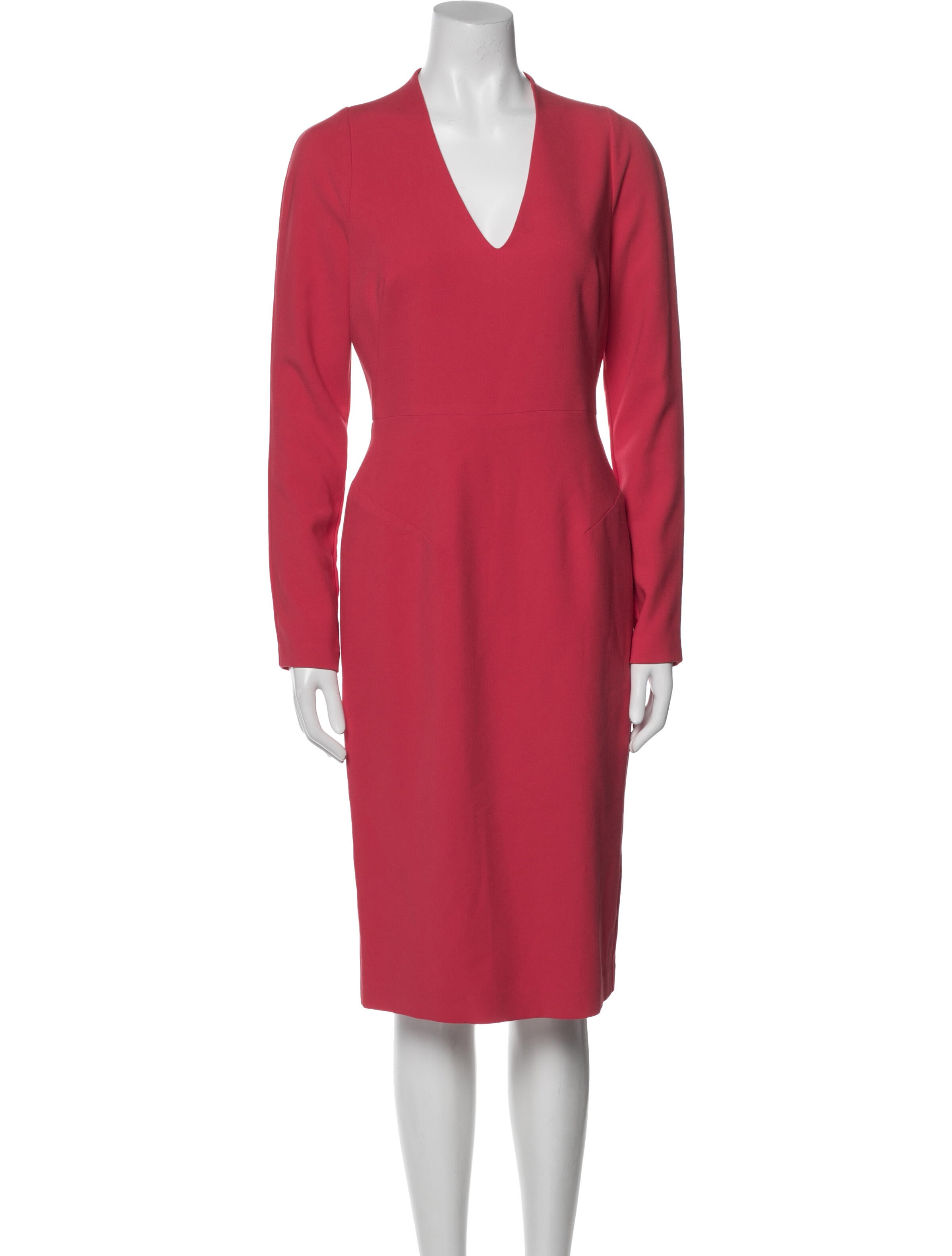 Black Halo V-Neck Midi Length Dress w/ Tags