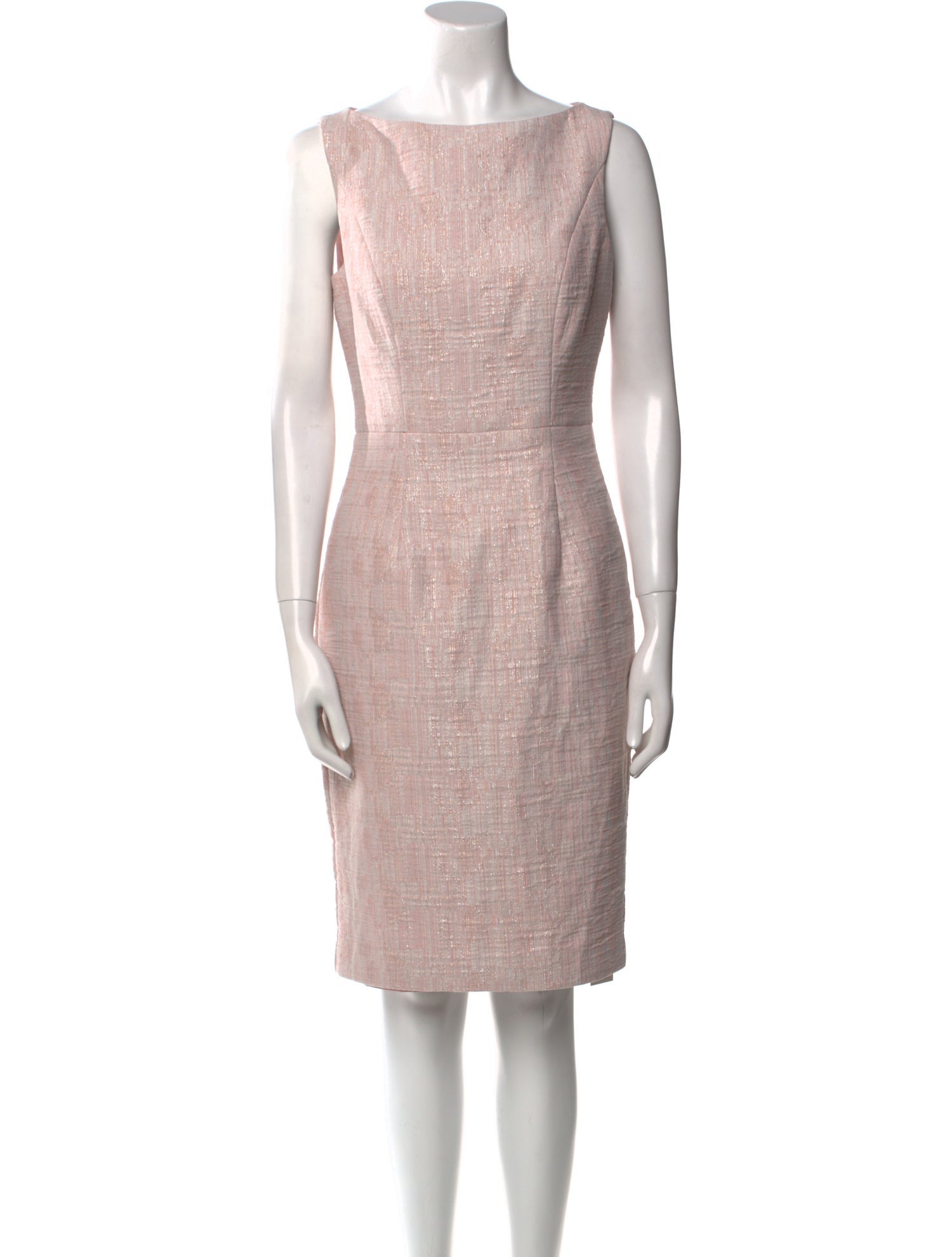 Black Halo Bateau Neckline Knee-Length Dress