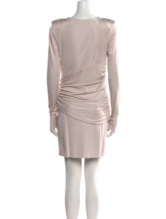 Black Halo Cowl Neck Mini Dress