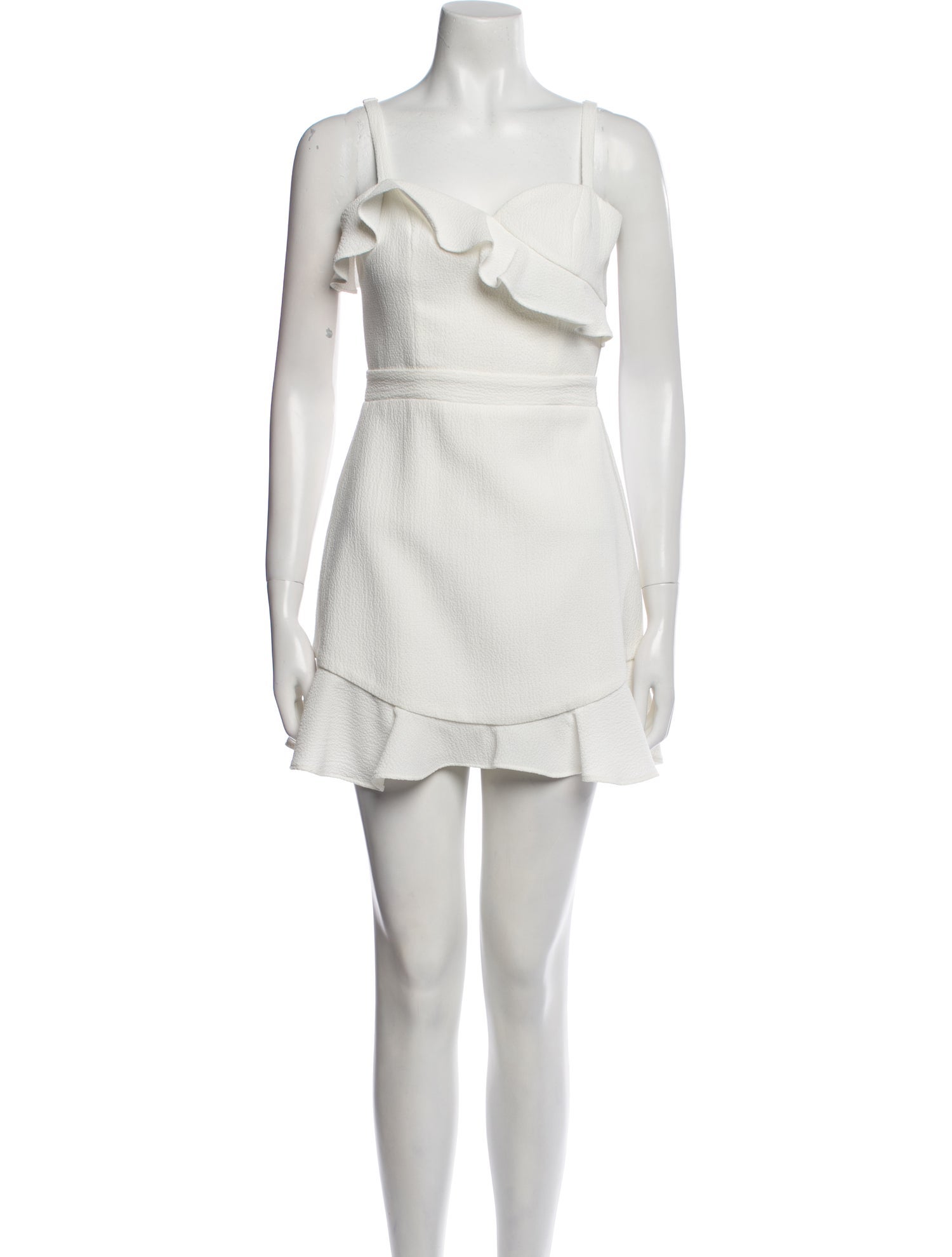 Black Halo Square Neckline Mini Dress